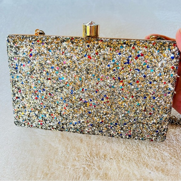 COCO BANANAS SPARKLE THROUGH THE NIGHT CONVERTIBLE CROSSBODY CHAIN STRAP - Picture 8 of 11